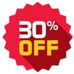30% Discount from restaurant deals