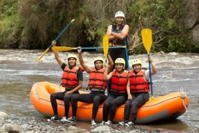 Whitewater rafting guide