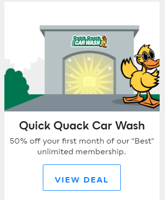 Quick Quack Car Wash Deal of the Day