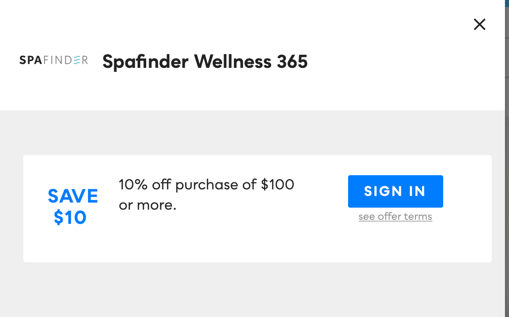 Spafinder Wellness 365, Savvy Perks