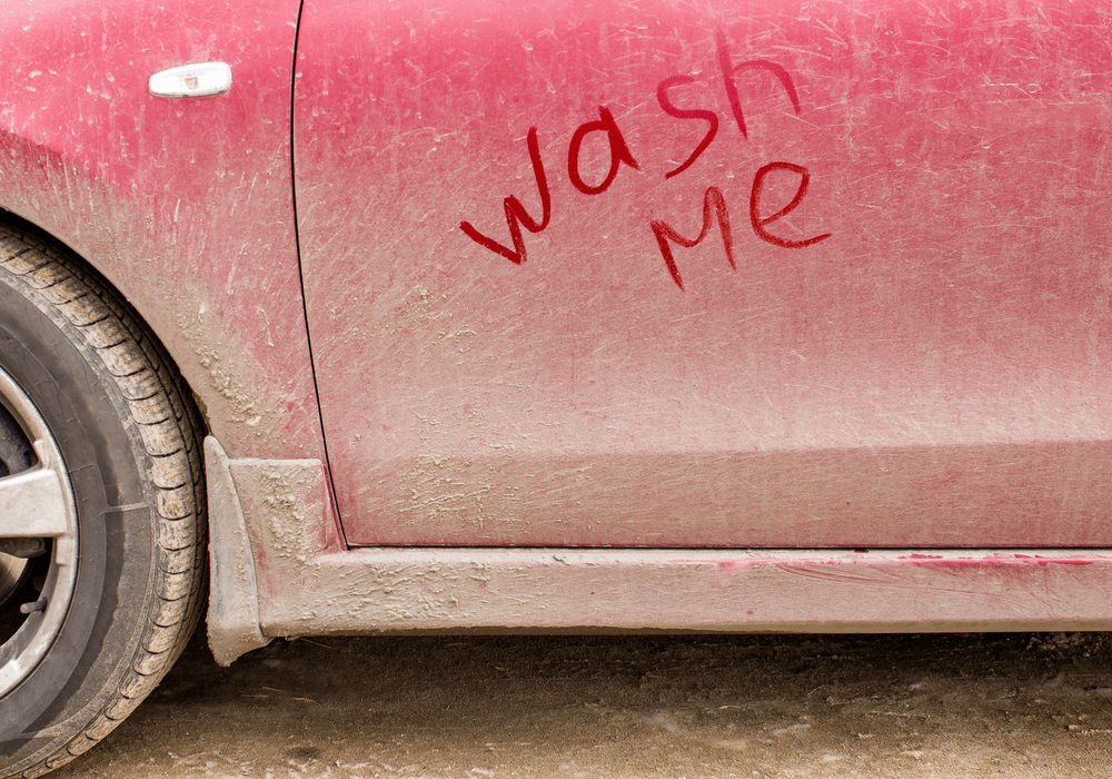 Zips Car Wash, Dirty Car