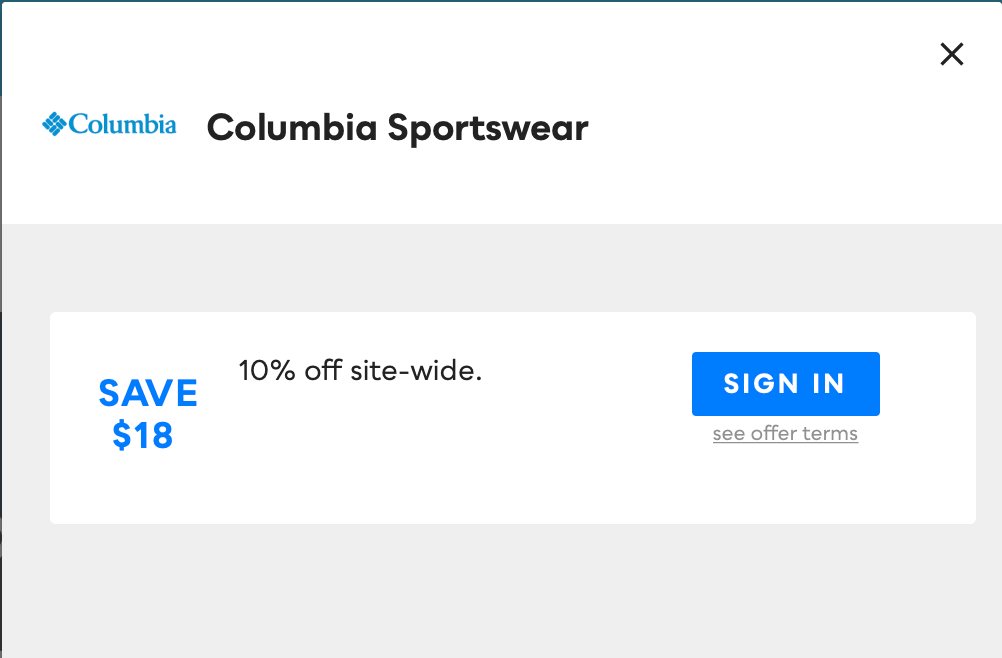 Columbia Sportswear, Savvy Perks