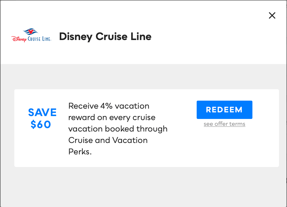 Disney Cruise Line, Savvy Perks