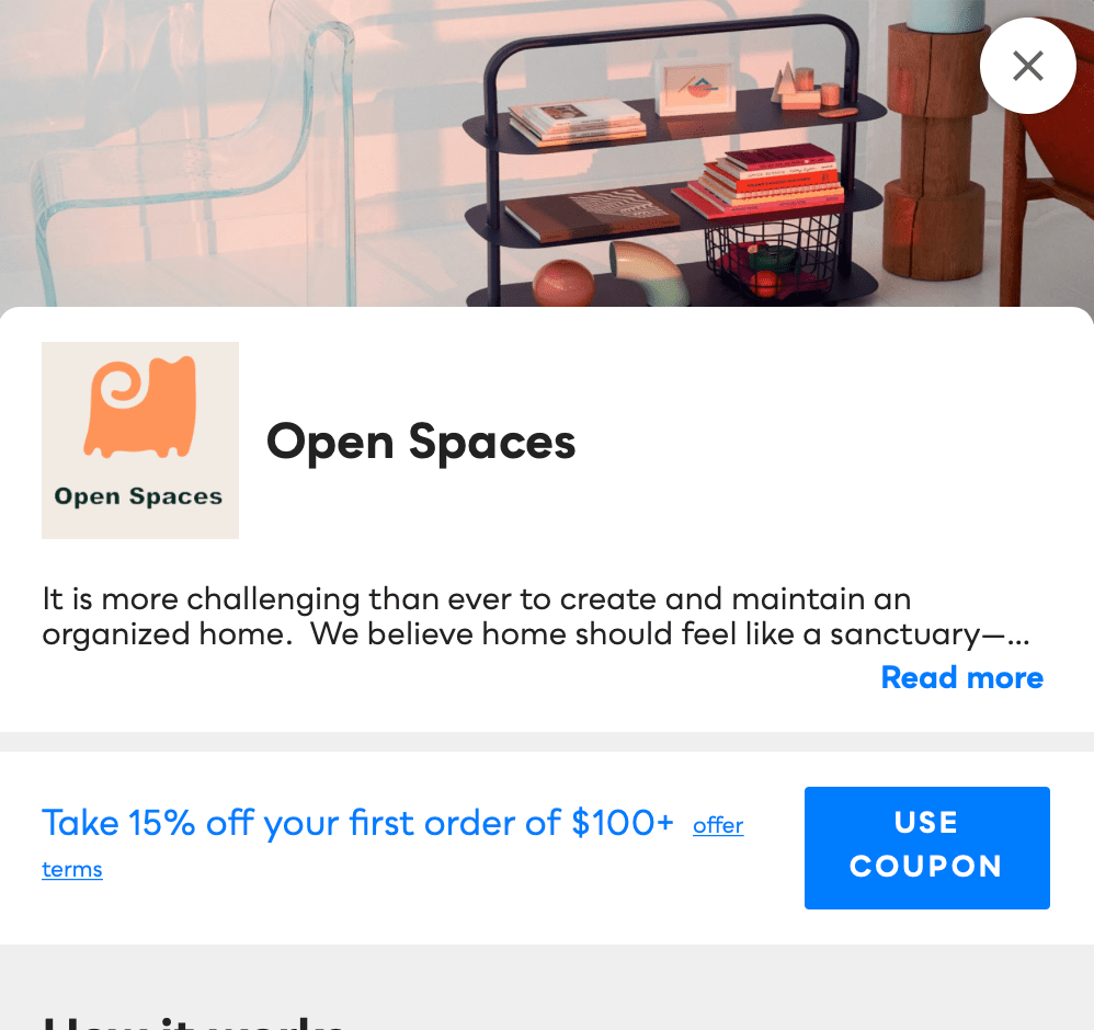 Open Spaces Savvy Perks