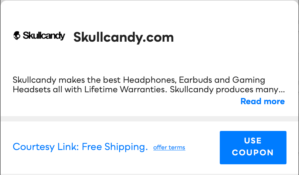 Skullcandy.com Savvy Perks