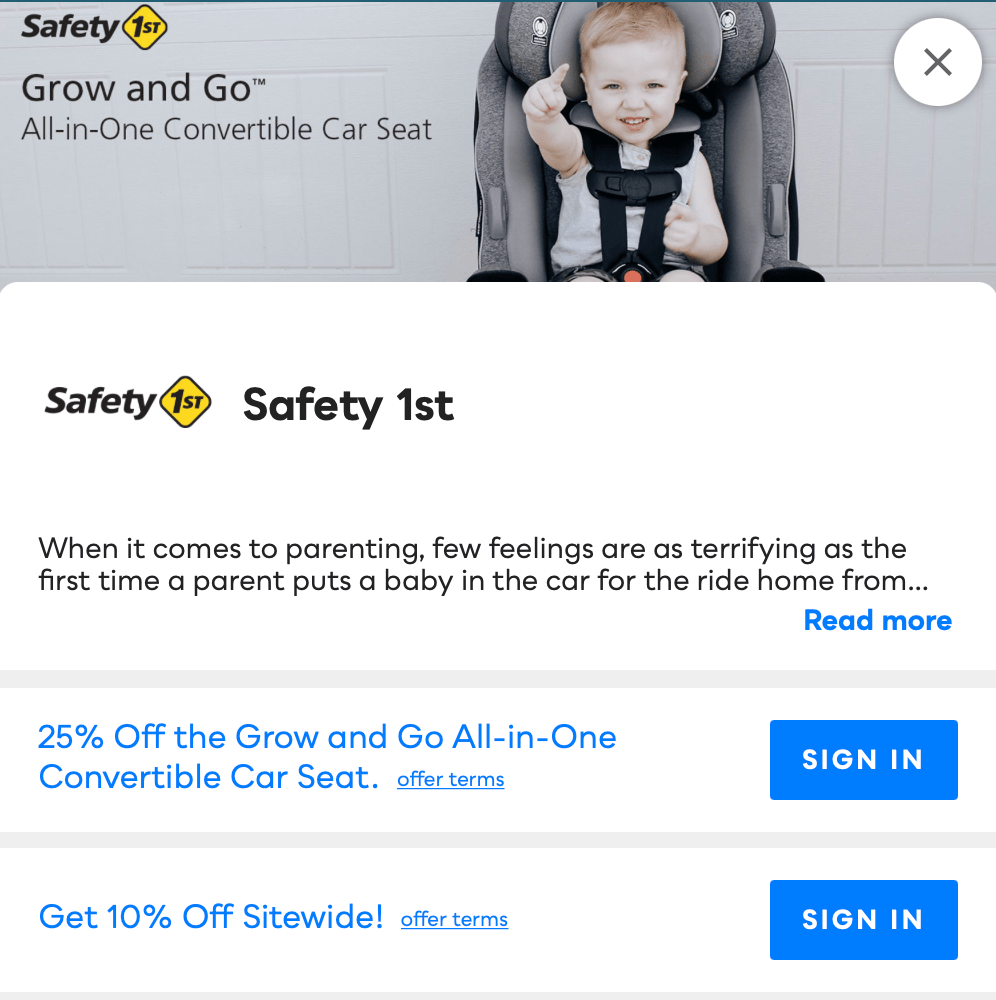 Safety 1st Savvy Perks