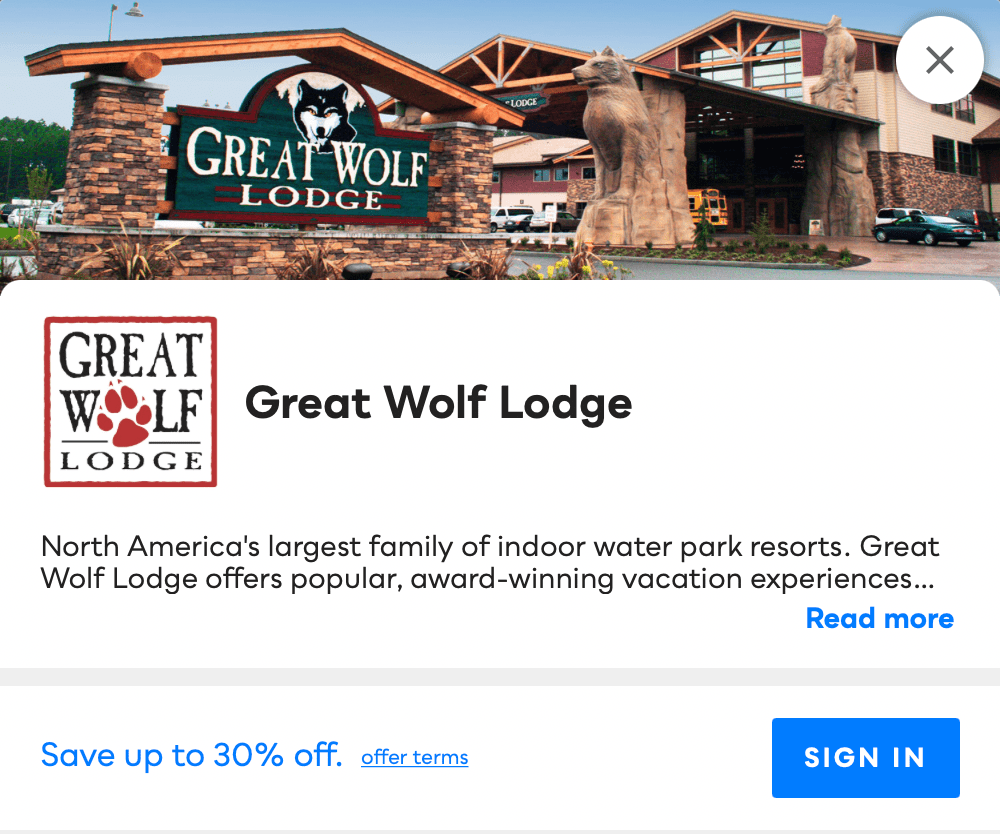 Great Wolf Lodge Savvy Perks
