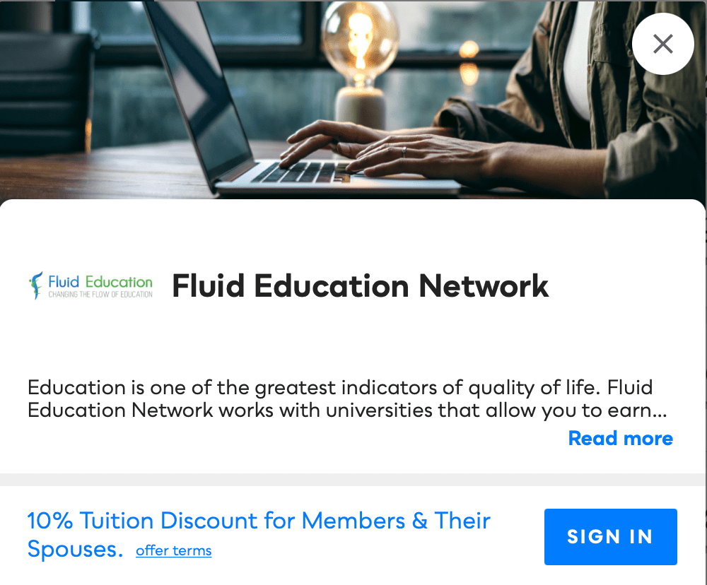 Fluid Education Network Savvy Perks