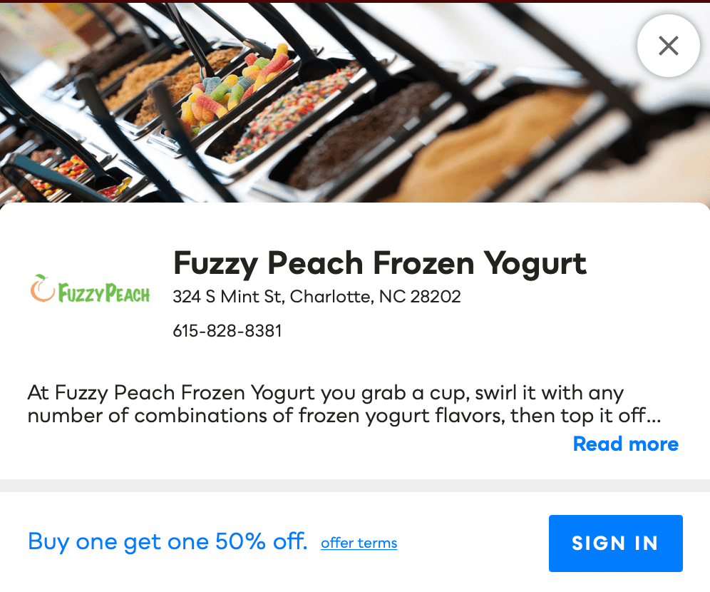 Fuzzy Peach Frozen Yogurt Savvy Perks
