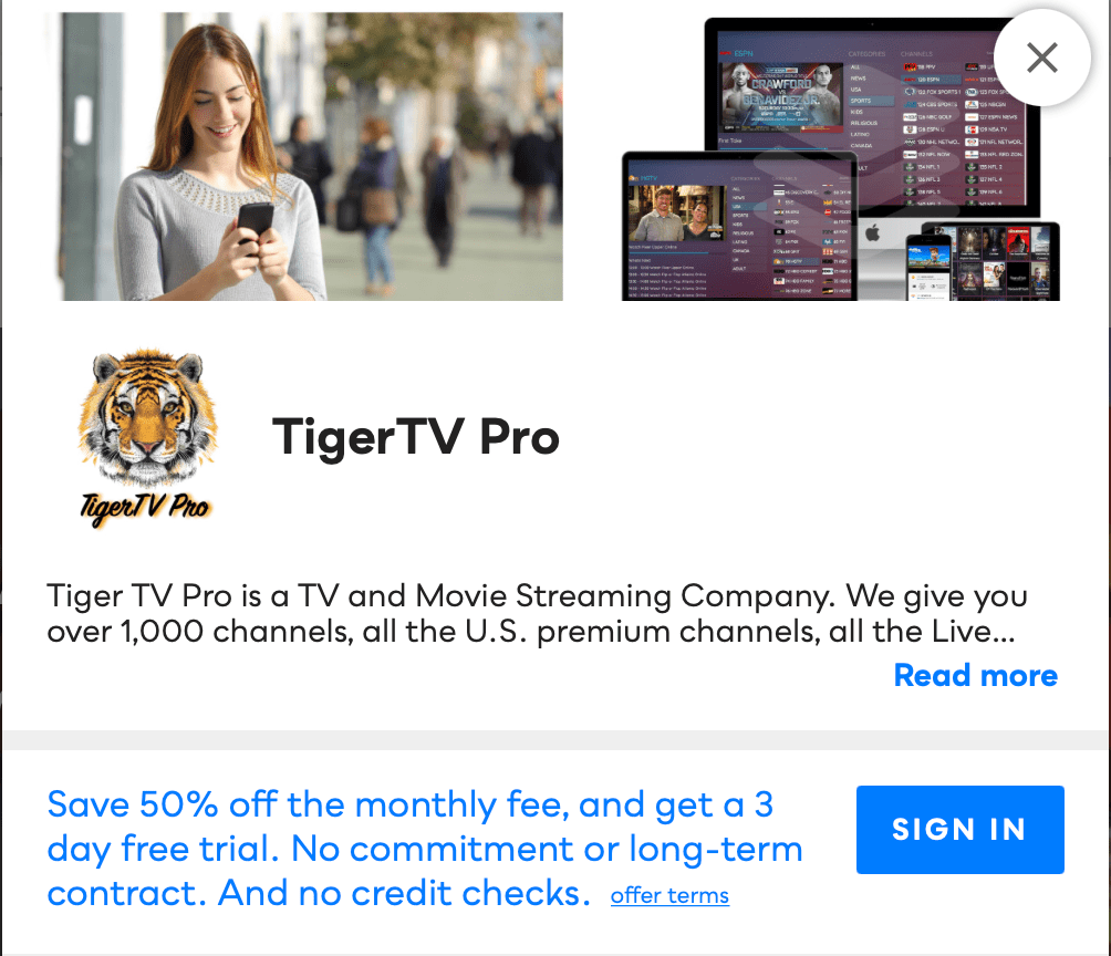 Tiger TV Pro Savvy Perks