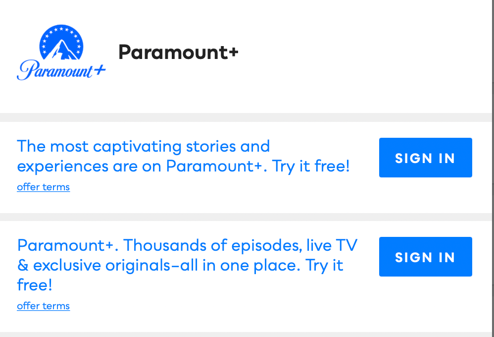 Paramount + Savvy Perks