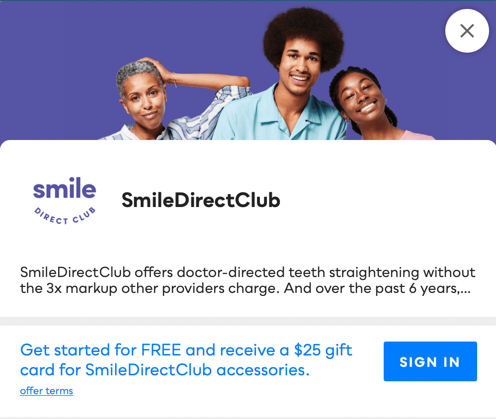 Smile Direct Club Savvy Perks