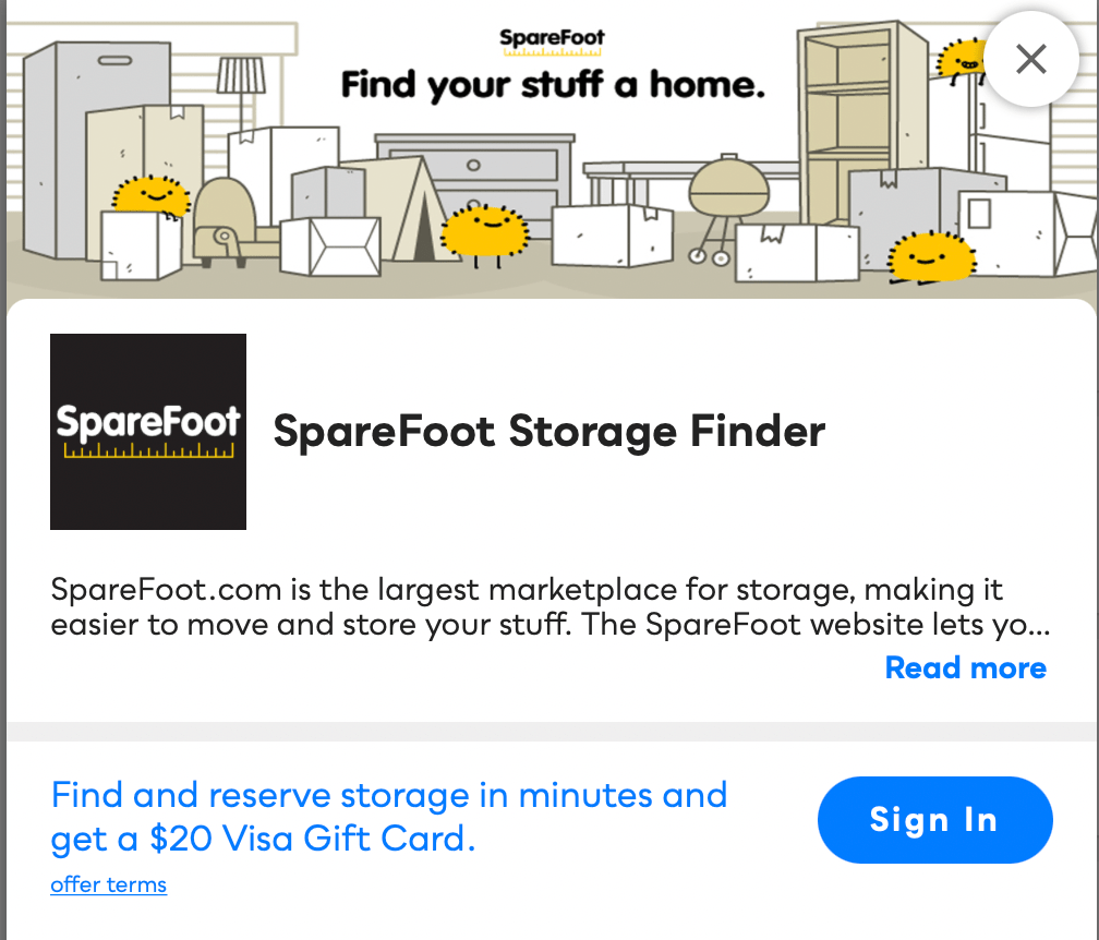 Spare Foot Storage Finder Savvy Perks