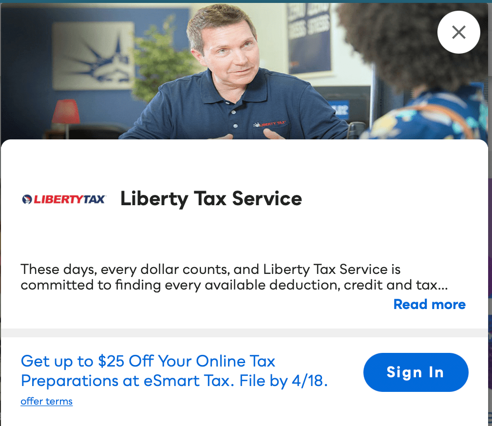 Liberty Tax Service Savvy Perks