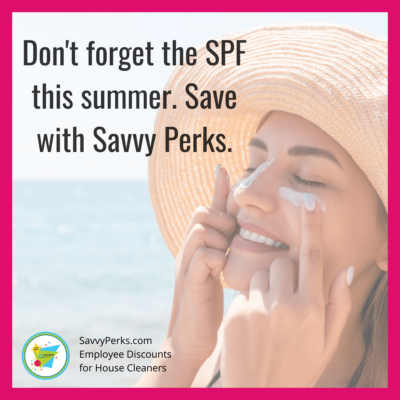 Sunscreen - Savvy Perks
