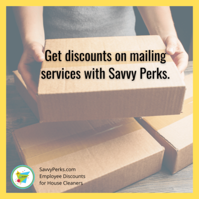 Discounts on Mailing Services - Savvy Perks