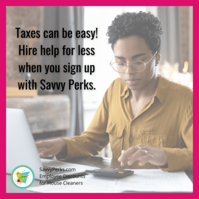 Taxes Can Be Easy - Savvy Perks