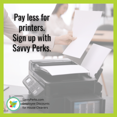 Pay Less for Printers - Savvy Perks