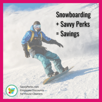 Snowboarding Plus Savvy Perks Equals Savings