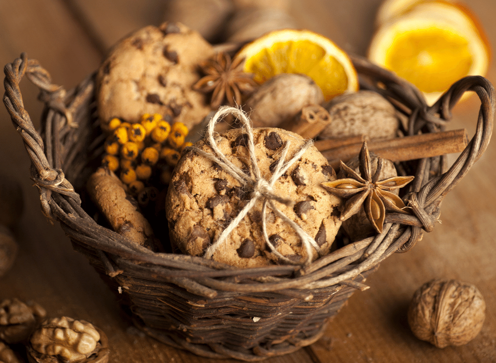 Savvy Savings Gourmet Cookies in a basket